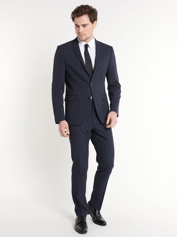 Coupe slim Costume Steffen Klein en bleu