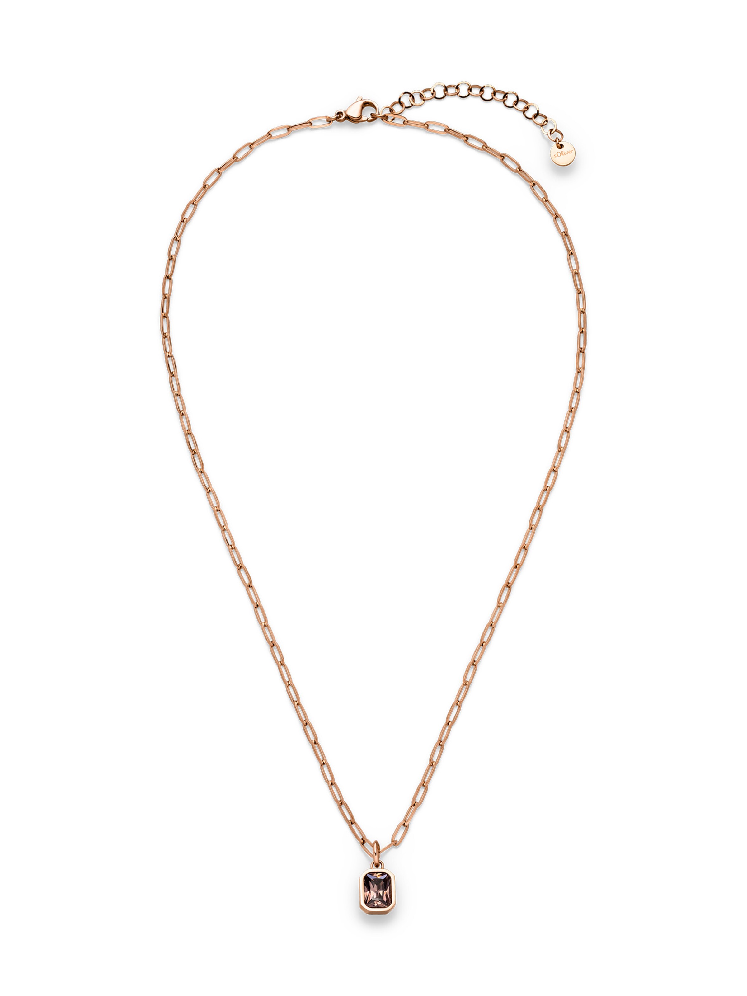 s.Oliver Necklace in One size in Rose gold, Item view