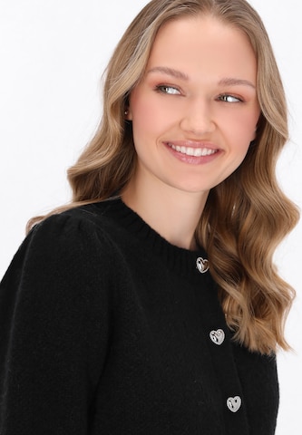 MYMO Knit cardigan in Black