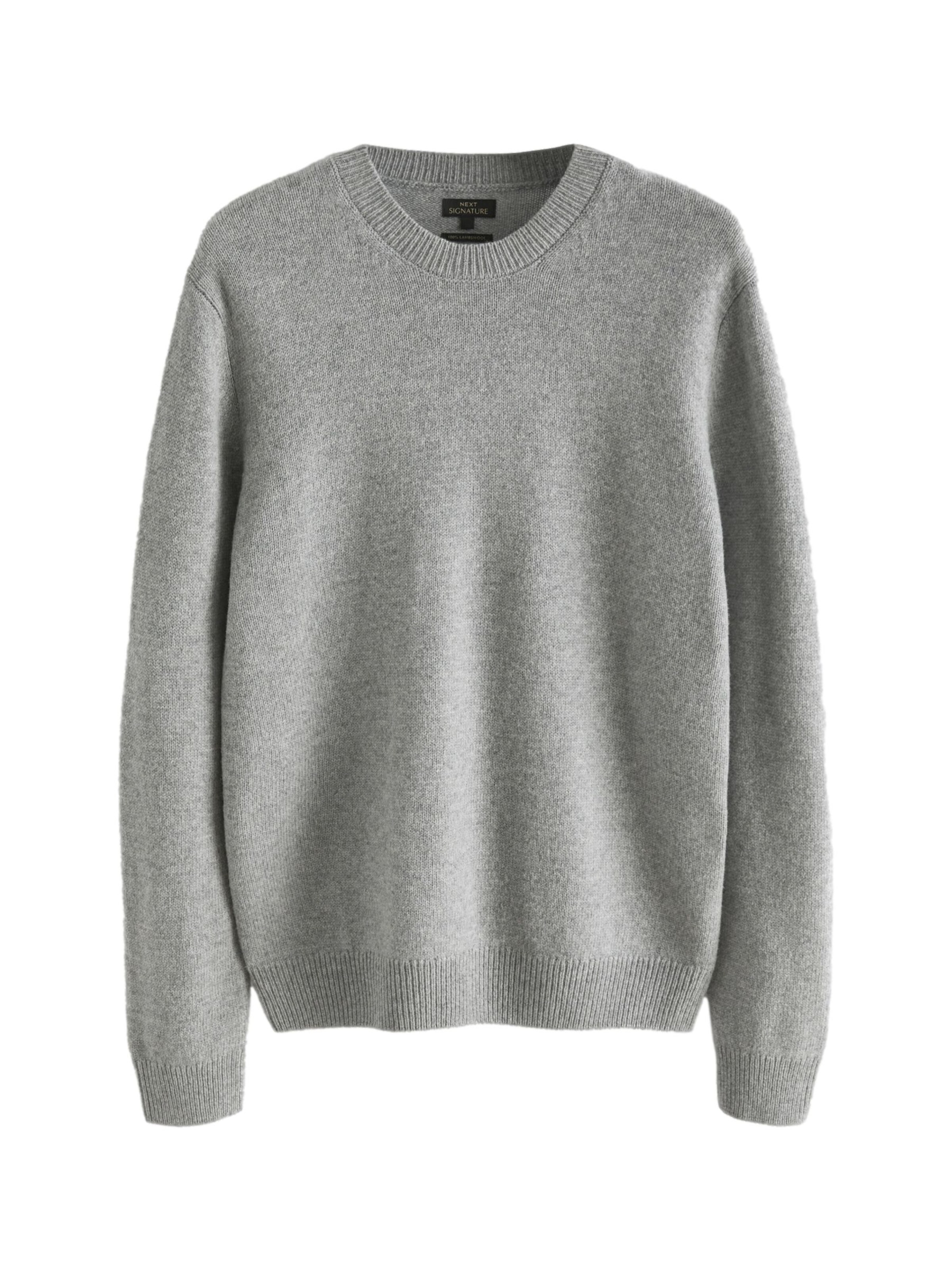 Next Sweter w kolorze szary: przód