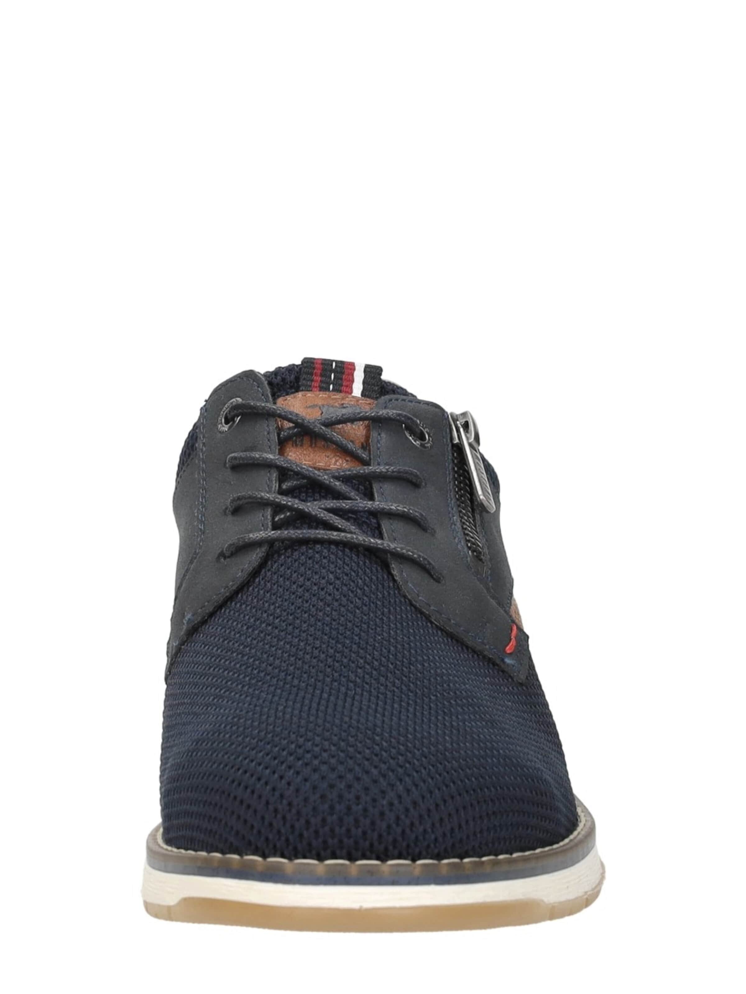 MUSTANG Veterschoen in Blauw