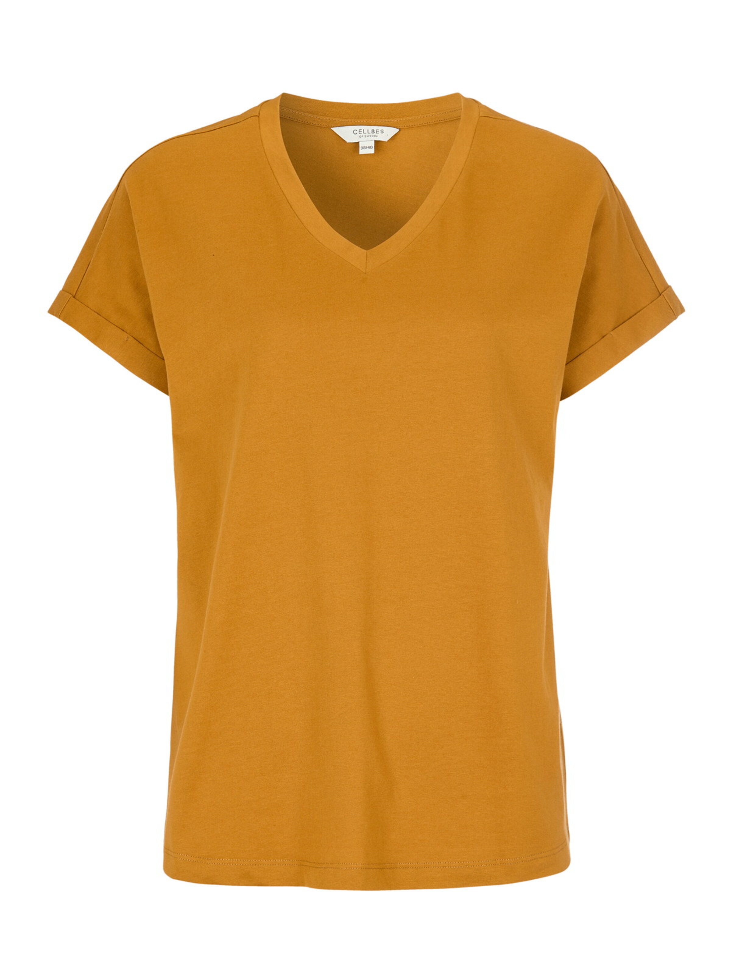 T-shirt Cellbes of Sweden en marron : devant