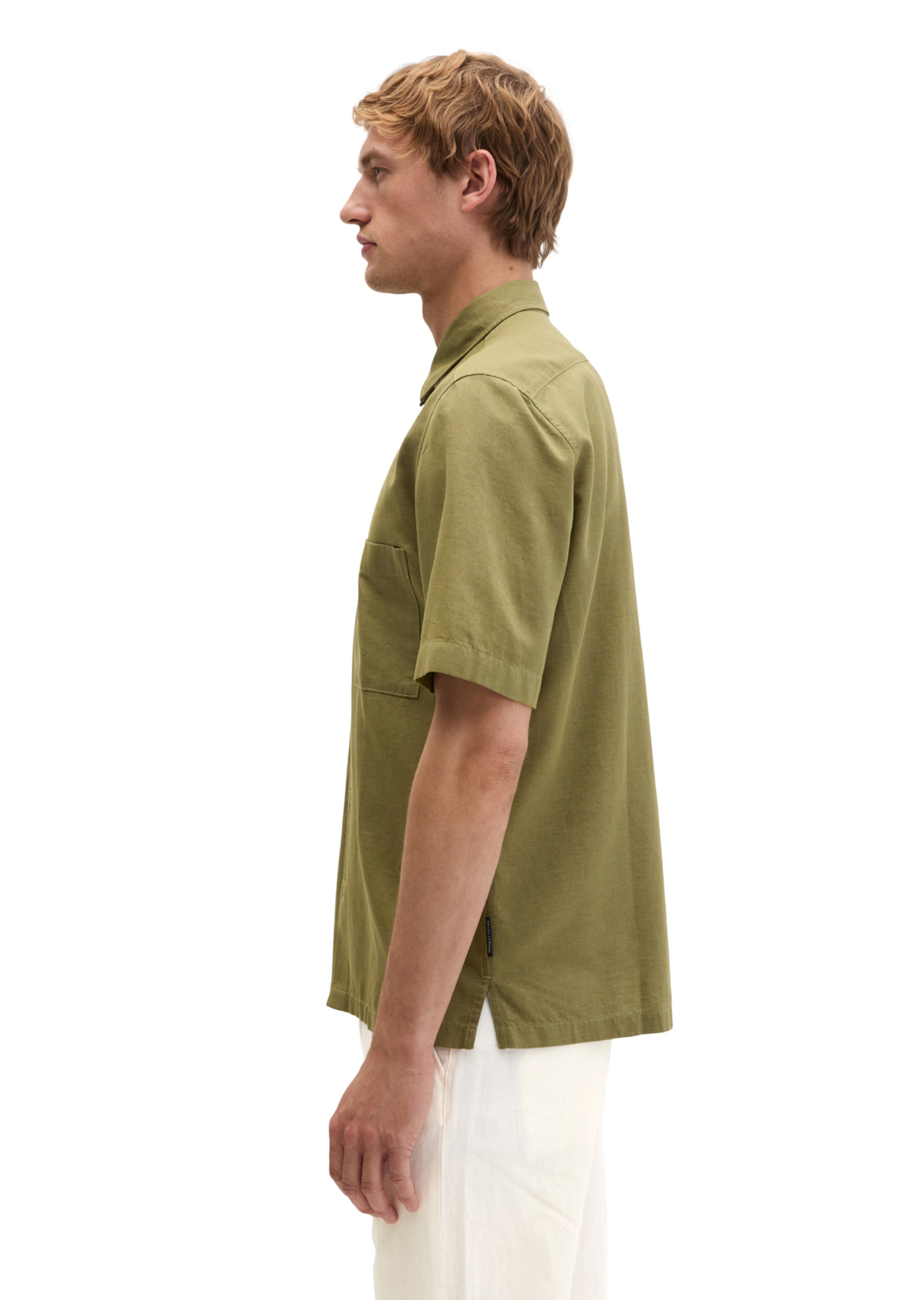 Marc O'Polo Regular Fit Hemd in Grün