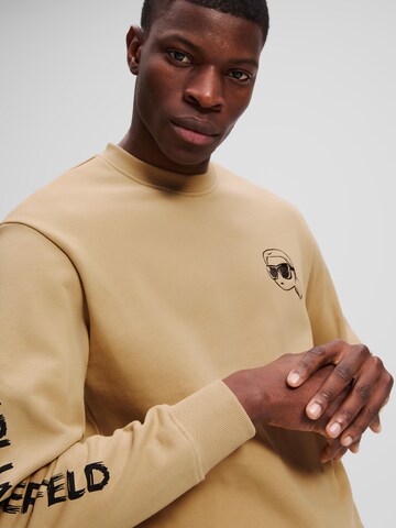 Felpa di Karl Lagerfeld in beige