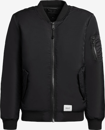 Veste mi-saison 'Adon' khujo en noir : devant