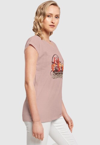 ABSOLUTE CULT T-Shirt 'The Nightmare Before Christmas - Christmas Terror' in Pink