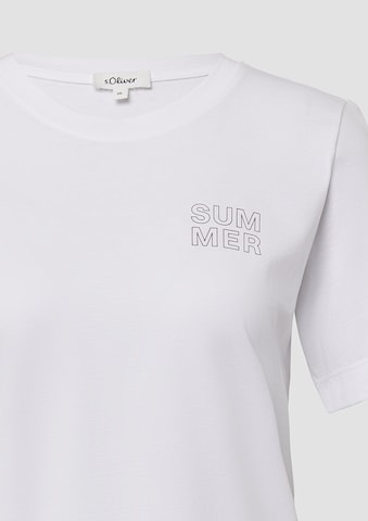 s.Oliver T-Shirt in Weiß