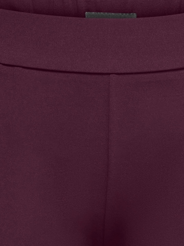 ONLY Carmakoma Regular Trousers 'STILLA' in Red