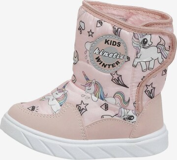 KINETIX Snow Boots 'Keety' in Pink: front
