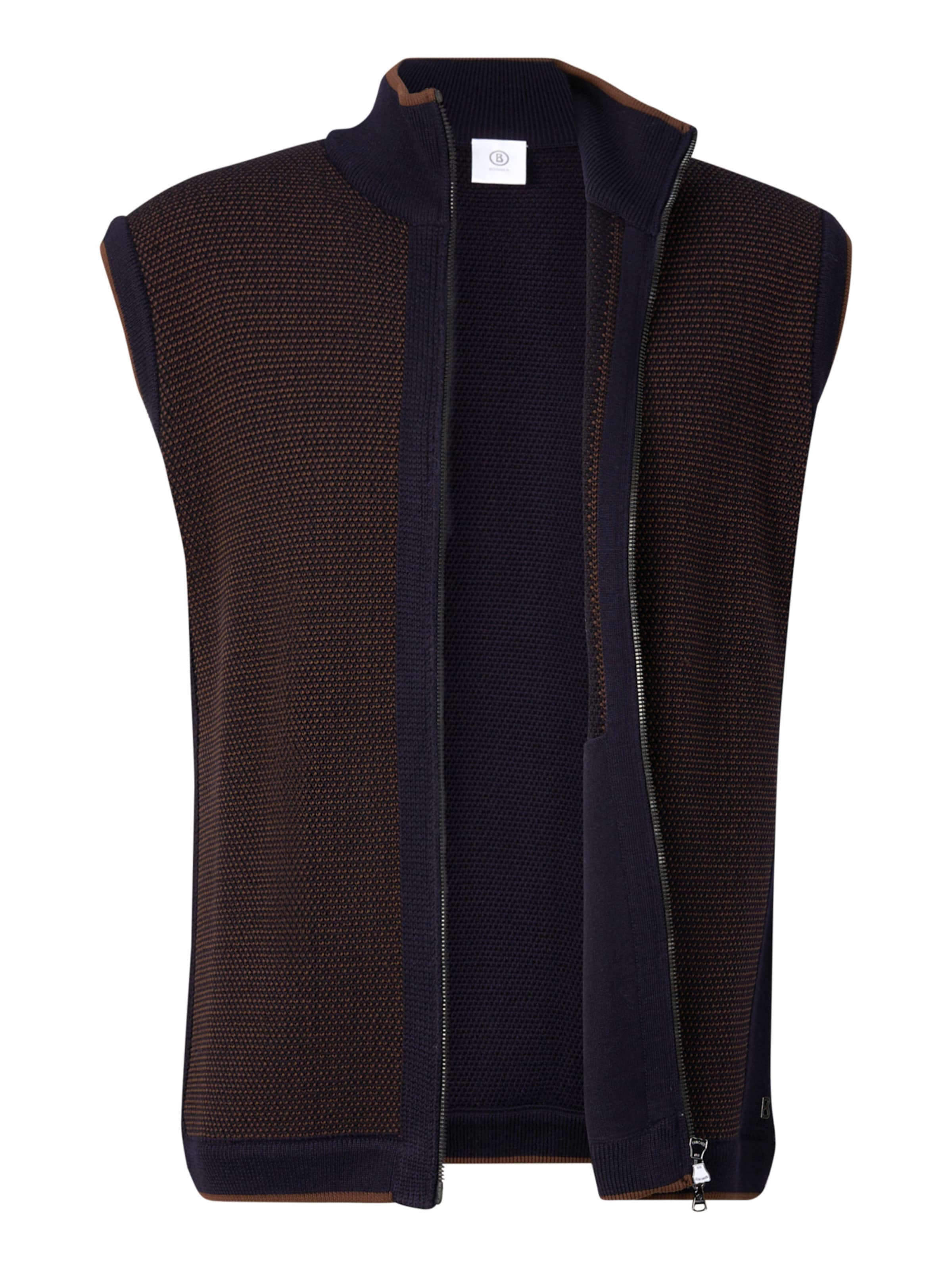 BOGNER Strickweste 'Enzo' in Blau