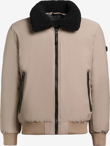 khujo Between-Season Jacket 'Ginster' in Brown: front