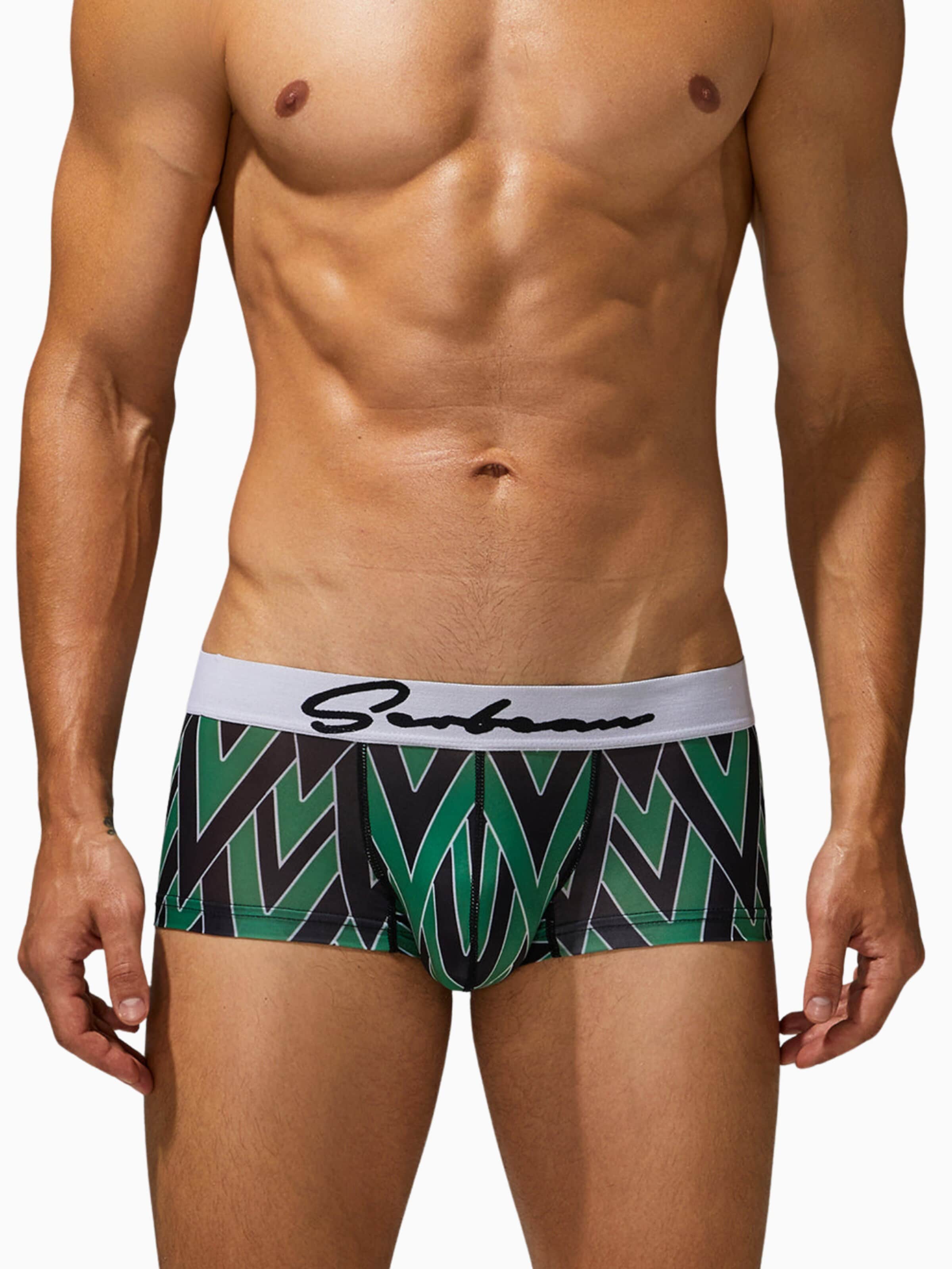 SEOBEAN Boxer shorts in Green: front