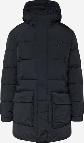 Veste d’hiver Calvin Klein en noir : devant