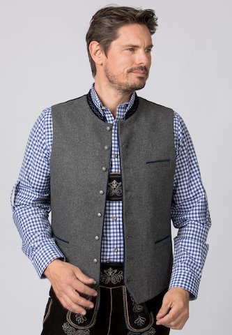 STOCKERPOINT Traditional Vest 'Fabricio' in Grey: front