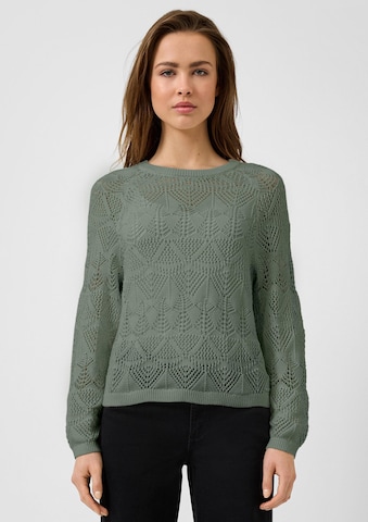 QS Kampsun, värv roheline: eest vaates