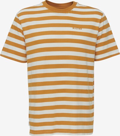 mazine Shirt ' Driggs Striped T ' in Orange / Off white, Item view