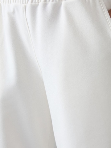 Tommy Life Wide leg Sportbroek in Wit