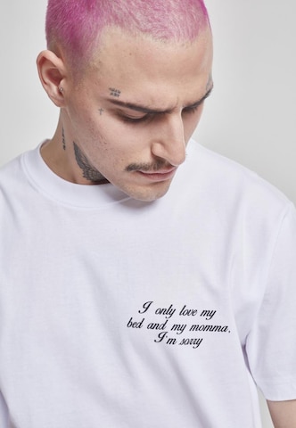 Mister Tee T-Shirt 'I'm Sorry Tee' in Weiß