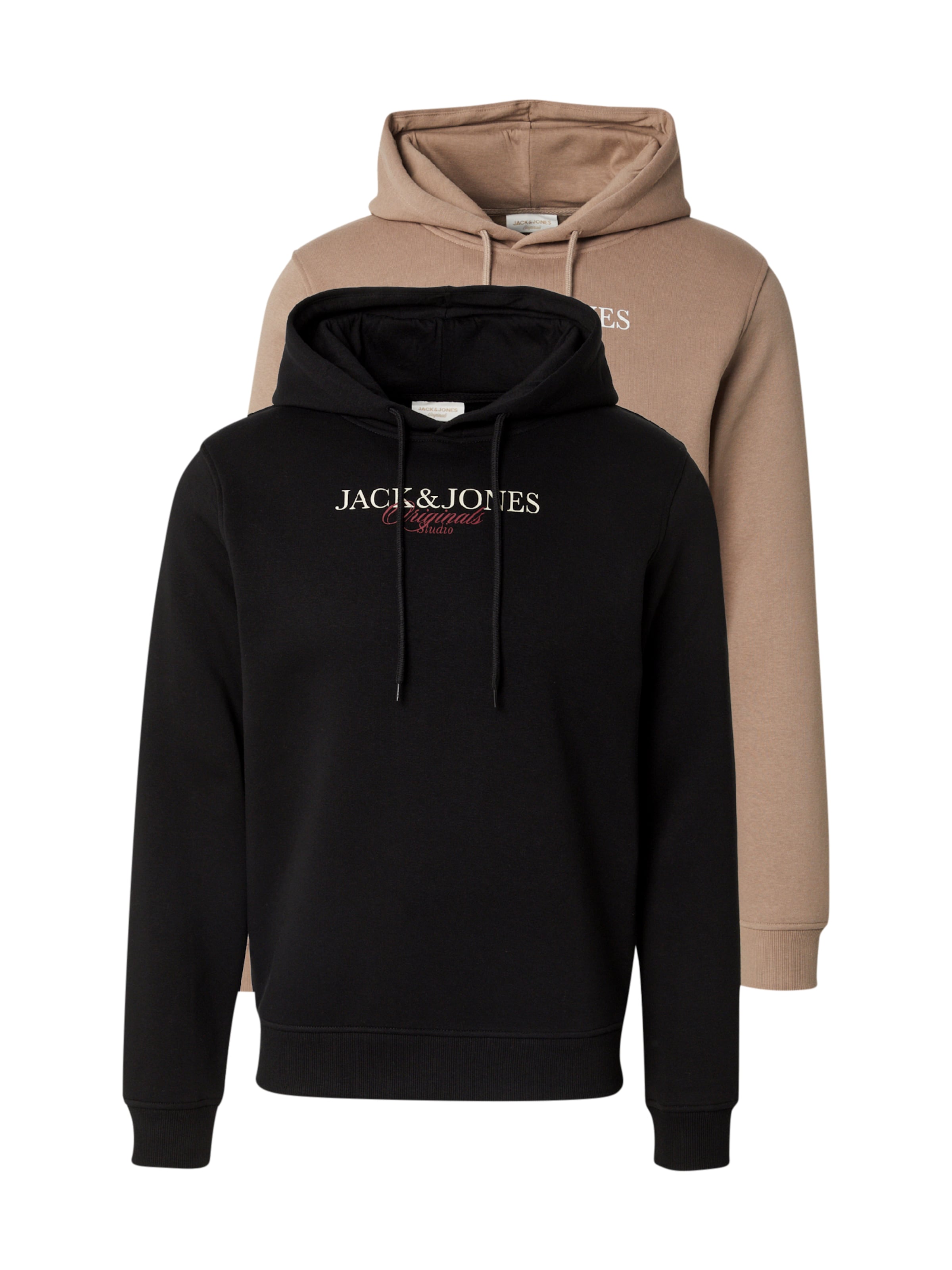 Felpa 'JORBillyburg' di JACK & JONES in marrone: frontale