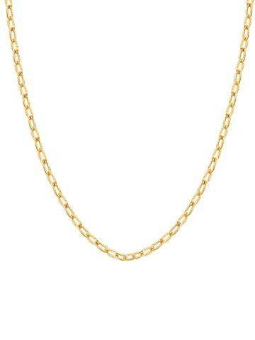 Hey Happiness Kette 'Textured Link' in Gold: Vorderseite