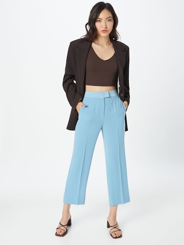 Marella Regular Pleated Pants 'ROAR' in Blue