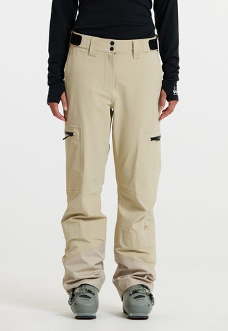 SOS Regular Workout Pants 'Lipno' in Beige: front