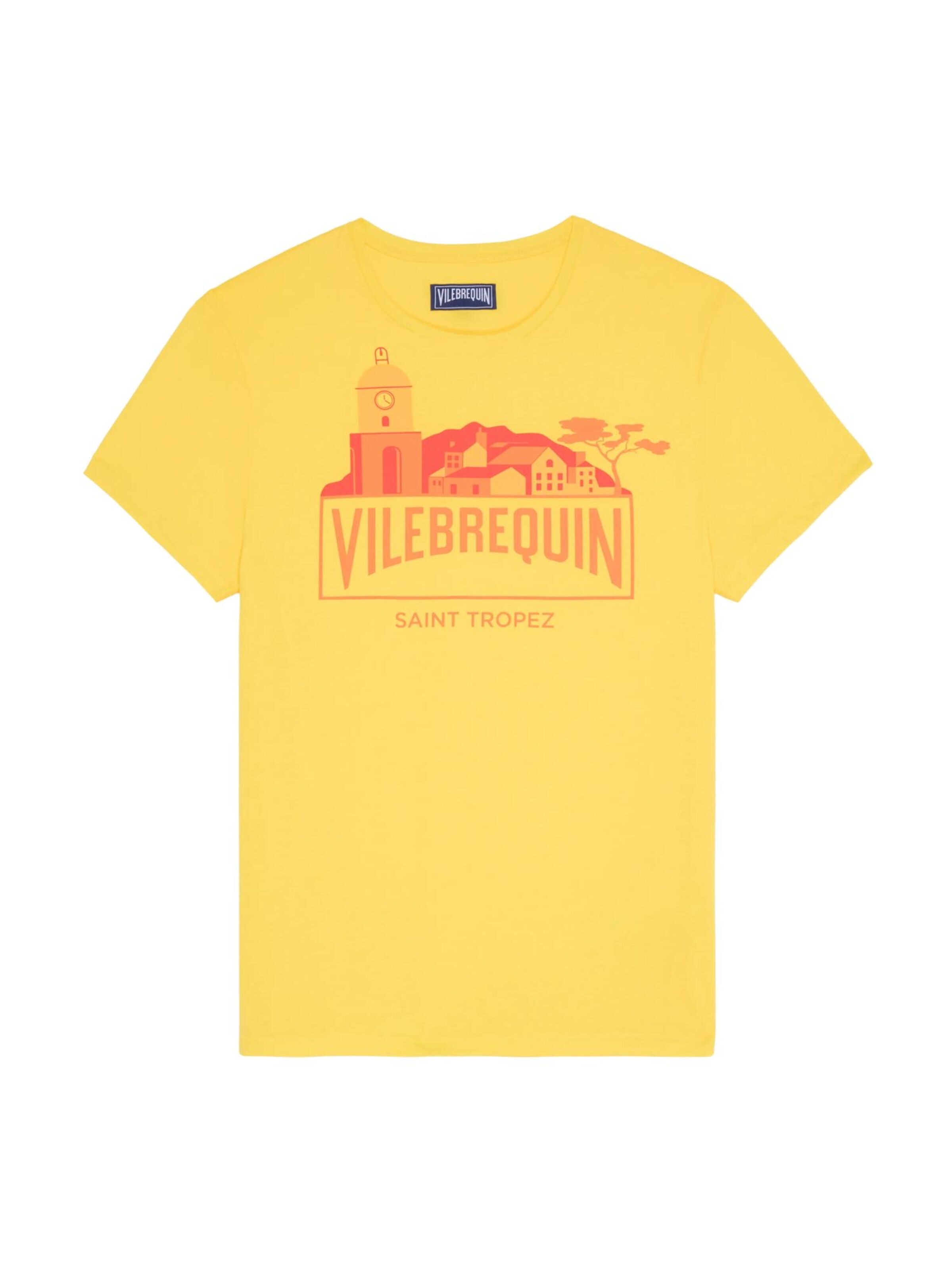 Vilebrequin Shirt in Geel: voorkant