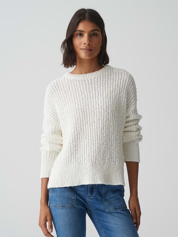 OPUS Pullover 'Polum' in Weiß: Vorderseite