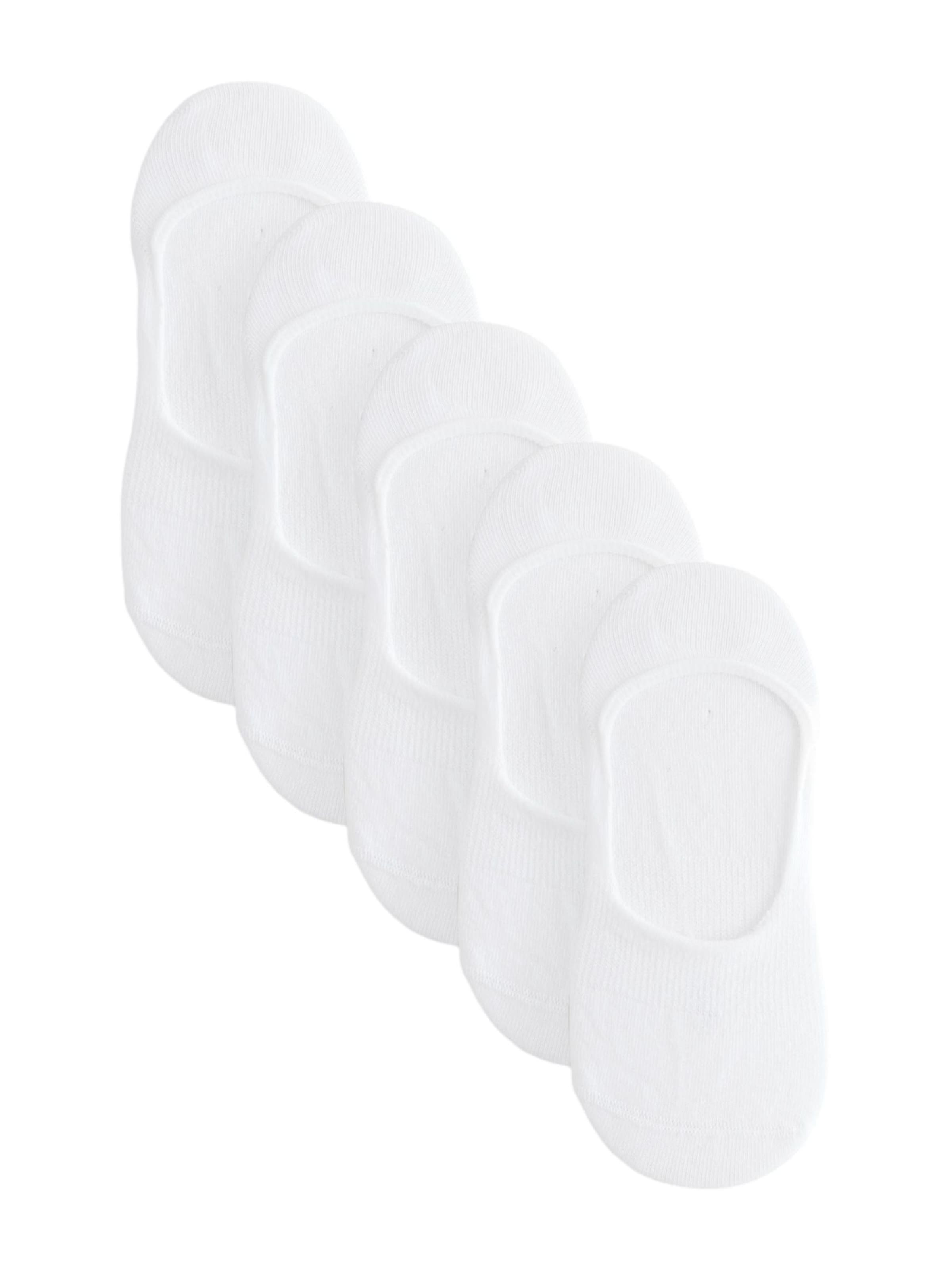 balts Next Zeķes pēdiņas: no priekšpuses