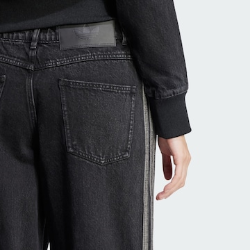 ADIDAS ORIGINALS Wide Leg Jeans 'Adicolor' i svart