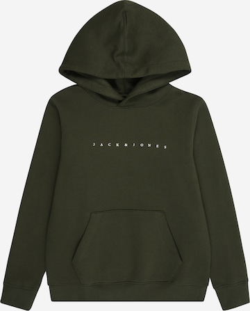 Jack & Jones Junior Sweatshirt 'JJEStar' in Grün: Vorderseite