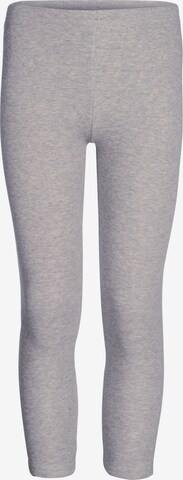 Skinny Leggings happy girls en gris : devant