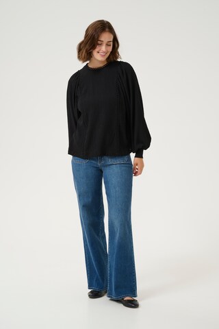 Kaffe Blouse 'Alva' in Black: front