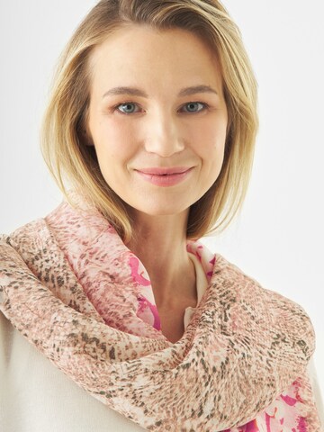 CODELLO Schal mit Leo- und Schlangenmuster in Pink