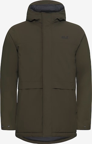 JACK WOLFSKIN Parka in Grün: Vorderseite