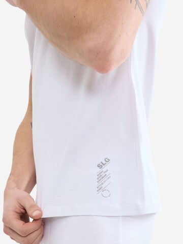SLOGGI V-Shirt ' SLG Base ' in Weiß