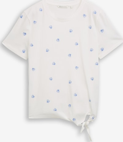 TOM TAILOR DENIM Paita koossa XS värissä kuninkaallisen sininen / offwhite, Tuotenäkymä