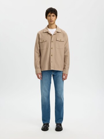 Veste mi-saison 'SLHOliver' SELECTED en beige