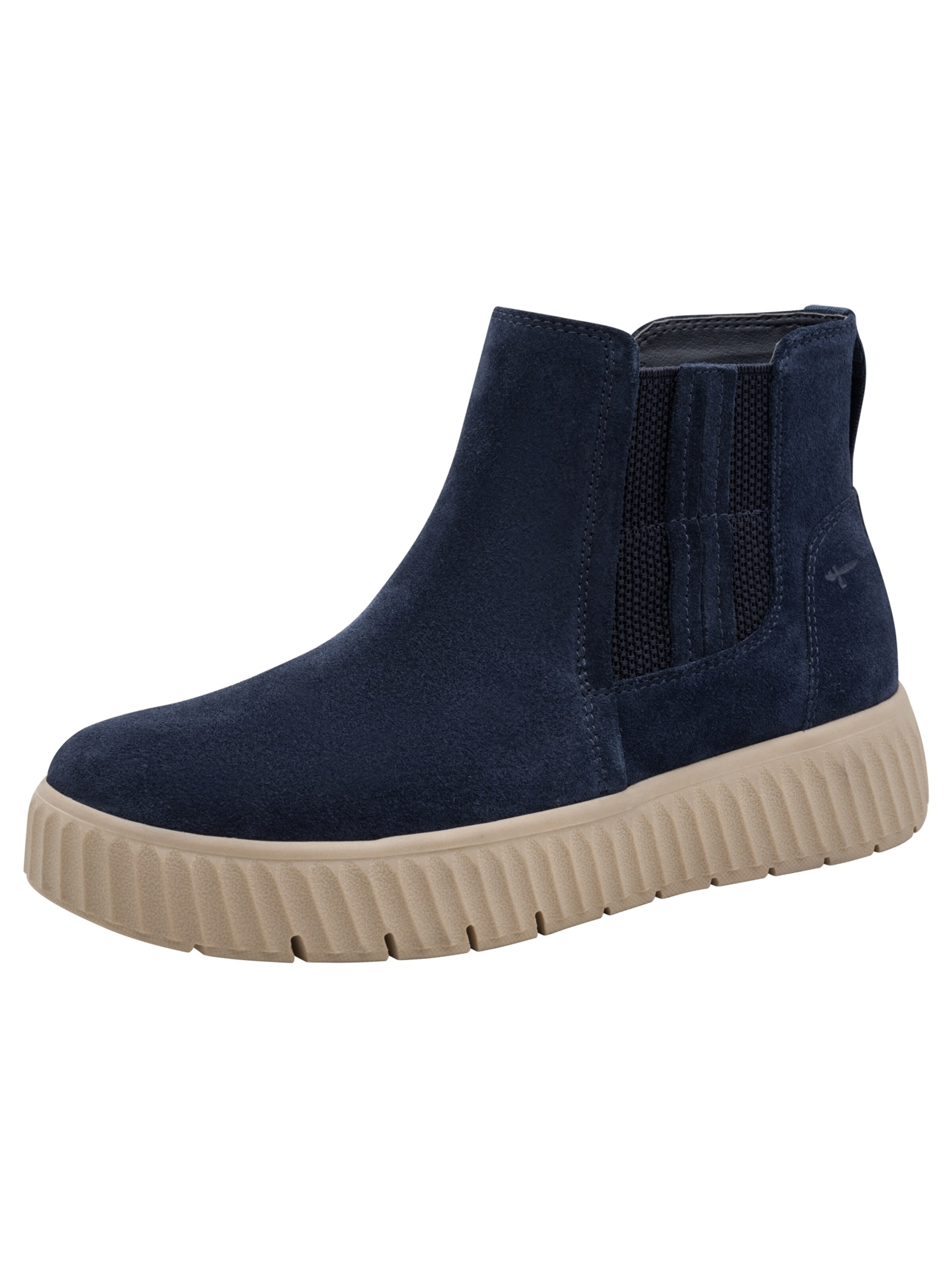 Tamaris Stiefelette in Blau: Vorderseite