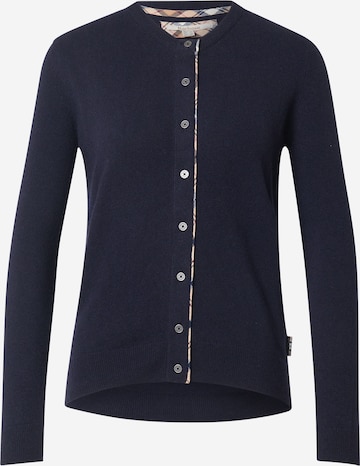 Barbour - Cárdigan 'Pendle' en azul: frente