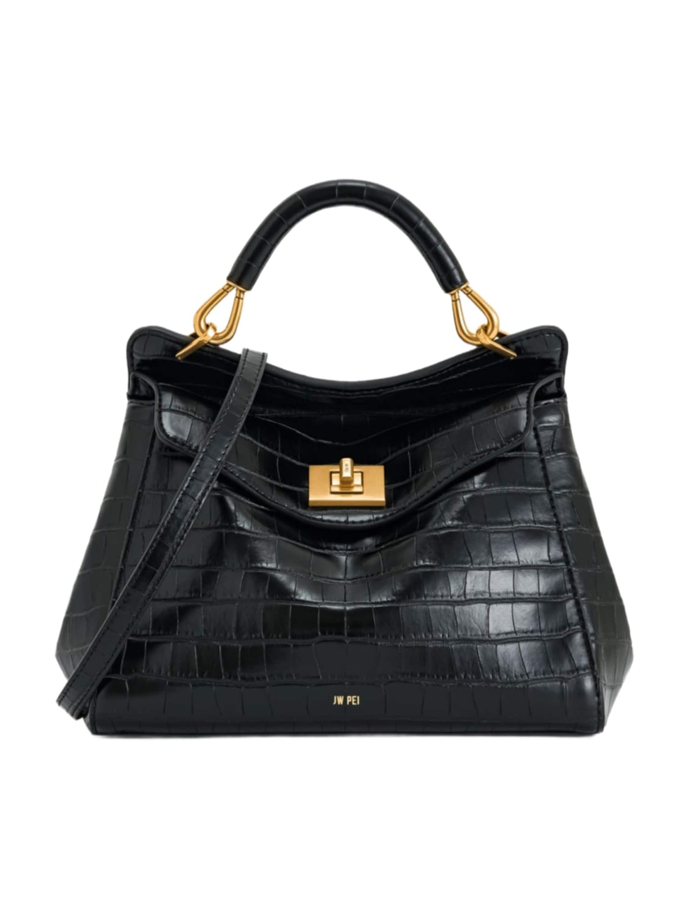 JW PEI Torebka 'JW PEI Sacs à main Lucia Black Croc' w kolorze czarny: przód