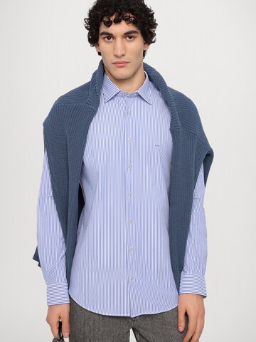 Michael Kors Regular fit Button Up Shirt in Blue
