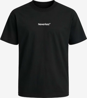 Neverless Shirt 'Palms Surfing' in Black: front