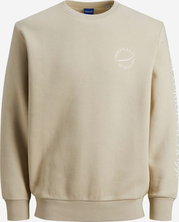 Sweat-shirt 'Elias' JACK & JONES en beige : devant