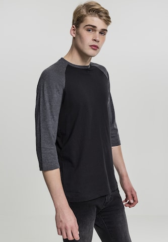 Urban Classics Shirt in Black: front