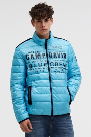 CAMP DAVID Winter Jacket in Blue: front