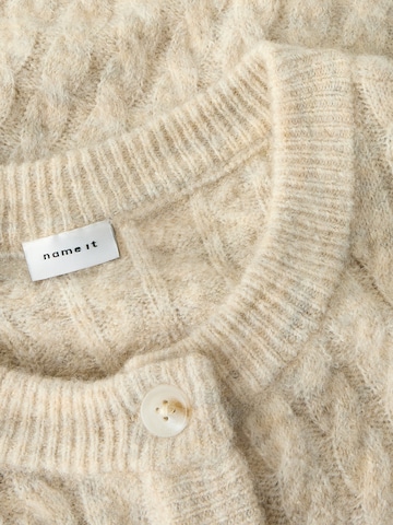 NAME IT - Cárdigan 'NMFNALISA' en beige