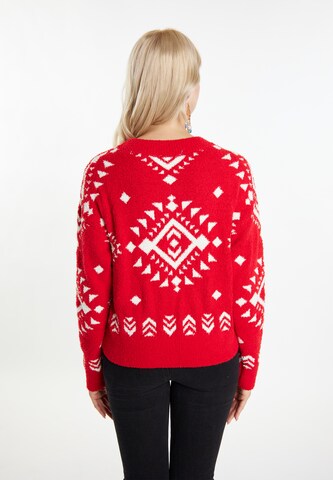 IZIA Sweater 'Hoona' in Red