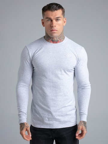 SikSilk Shirt in Grey: front