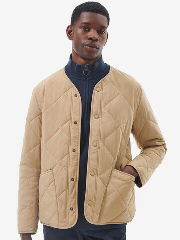 Barbour Tussenjas 'Liddesdale' in Beige: voorkant